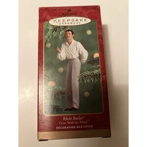 2000 Hallmark Keepsake Rhett Butler Gone With The Wind Ornament. Excellent Cond